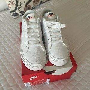 Nike Court Legacy White Sneakers 7.5